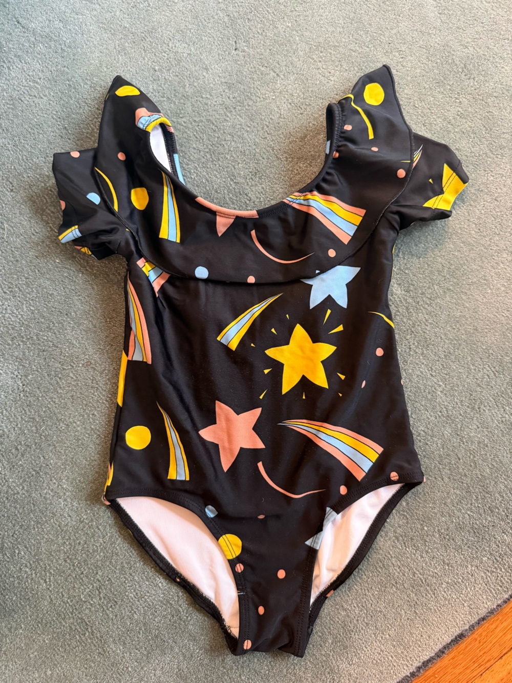 Mini Rodini Short Sleeve Star Swimsuit